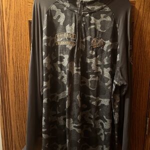 Colosseum Heather Gray Long Sleeve Shirt